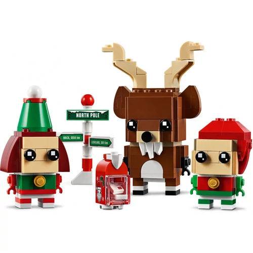 Kép 4/5 - LEGO® Brickheadz™ - Rénszarvas, Manó és Manólány