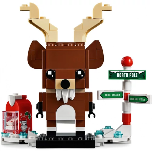 Kép 5/5 - LEGO® Brickheadz™ - Rénszarvas, Manó és Manólány