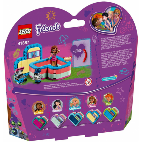Kép 3/3 - LEGO® Friends - Olivia nyári szív alakú doboza
