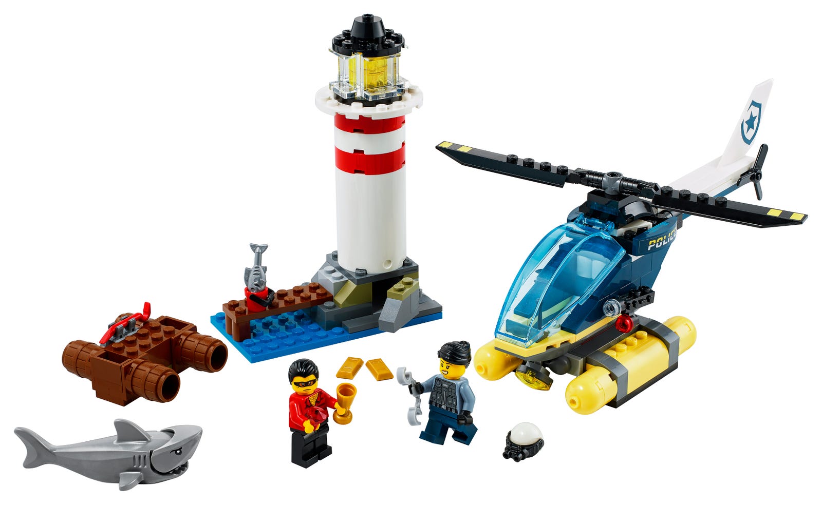 LEGO City Elit Rendőrség Elfogás a világítótoronynál